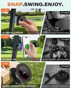 A2C Alloy Magnetic Golf Cart Phone Holder - Image 3