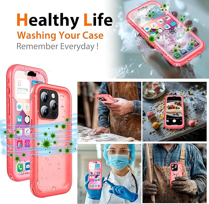 Cozycase for iPhone 15 Pro Waterproof Shockproof Dustproof Case - Image 10