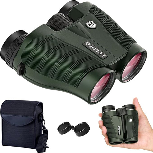 12x28 Compact HD Binoculars for Adults High Powered by LULOLO