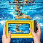 Floatable 3 Pack Multicolor Universal IP68 Floating Waterproof Phone Pouch - Image 5