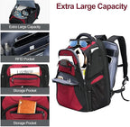 KROSER Friendly Travel Laptop Backpack 18.4 inch XXXL Gaming Backpack - Image 3