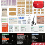 RHINO RESCUE EVA First Aid Kit, Small Waterproof Emergency Hiking First Aid Kit - Image 2