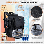 Goture Fishing Backpack, 58L 900D Water-Resistant Insulated Tackle Backpack - Image 4