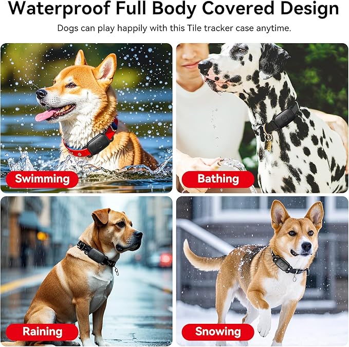 DDJ Dog Collar Holder for Tile Life360 Pro 2024 Bluetooth Tracker, Ultra Durable - Image 3