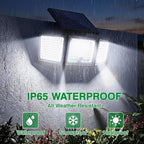 Solar Outdoor Lights Motion Sensor, 2500LM 286 LED Security Flood Lights - Image 6