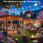 Outdoor String Lights, 400FT Smart RGB+IC Patio Lights - Image 5
