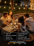 Minetom 55FT Outdoor String Lights - Image 7