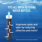 Brita Stainless Steel Premium Filtering Water Bottle, Replaces 300 Plastic - Image 8