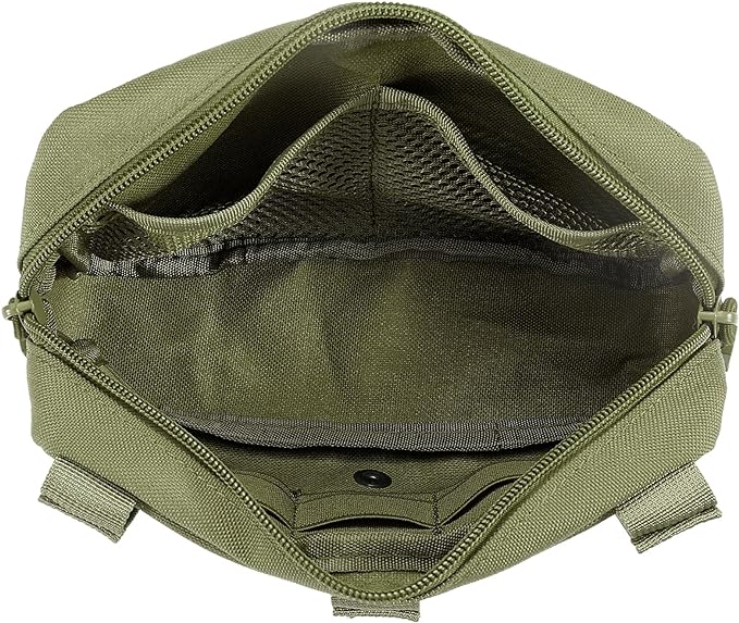 FRTKK Tactical Molle Admin Pouch Utility Laser Cut EDC Tool Pouch Bag - Image 3