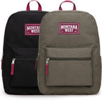 Montana West Backpack for Women Men 2 PCS Lightweight College Bookbags Casual by THEOFFICIALMONTANAWEST