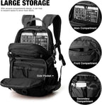 Mardingtop Small Tactical Backpack, Molle Hiking Backpack - Image 5