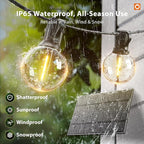 addlon 50FT Solar String Lights Outdoor Waterproof - Image 4