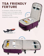 LOVEVOOK Travel Backpack for Women & Men 40L, Airline Approved Carry On - Image 8