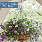 24-Pack Purse Hangers for Closet, Large 5-inch Twist Design Hooks for Bags - Image 5