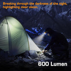 EverBrite 600 Lumen Headlamp, Rechargeable Headlight - Image 8