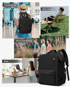 WONHOX Large Travel Backpack Carry on Flight Approved Laptop Work Business - Image 7