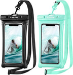 CACOE Floating Universal IPX8 Waterproof Phone case 2 Pack-Up to 7.0", by CACOE