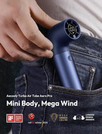 Aecooly Portable Handheld Fan, Powerful Turbo Air Tube Fan, 19000 RPM High - Image 2