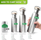 Blockhütte Insulated Custom Water Bottle 34 fl oz - Image 5