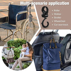 Taiyin 4 Pcs Walker Hook Hanging Multipurpose 360° Rotation Stroller Clip - Image 5