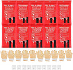 30 Pcs Emergency Fire Blankets for Home and Kitchen 40x40 Inch 10 Fiberglass by Copkim