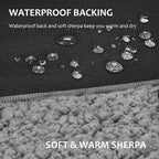 Tirrinia Large Waterproof Outdoor Blanket, Soft Warm Windproof Stadium Blanket - Image 2