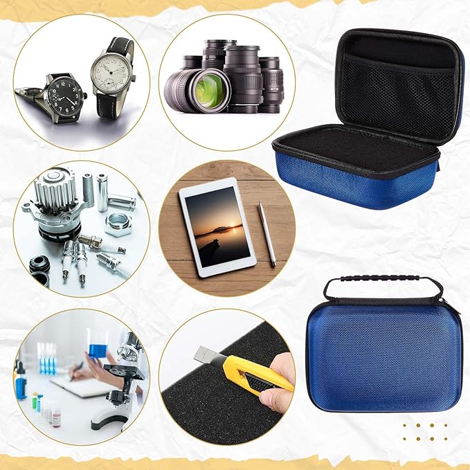 Relaxweex EVA Hard Case with Customizable Foam 7.1 x 4.7 x 3.1 Inch Protective - Image 7