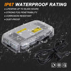 ASPL 48LED Roof Top Strobe Lights, High Visibility Emergency Safety Warning LED - Image 6