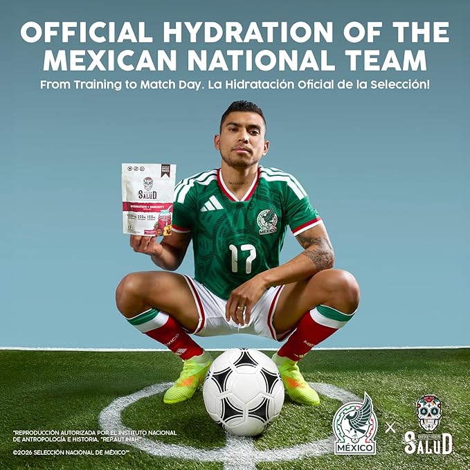 Salud 2-in-1 Hydration Packets + Immunity Electrolytes Powder, Cucumber Lime - Image 4