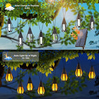 Solar String Lights for Outside, 33Ft Solar Patio Light - Image 4