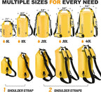 Waterproof Dry Bag, 5L/10L/20L/30L/40L Roll Top Lightweight Storage Backpack - Image 2