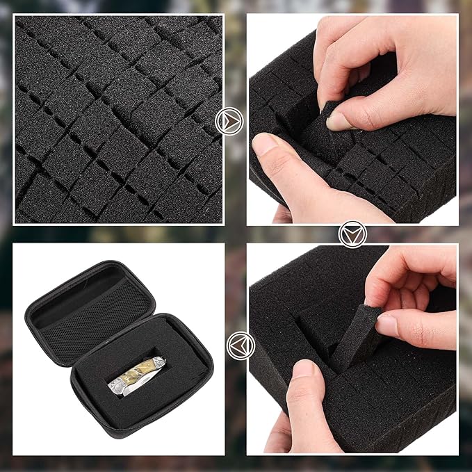Relaxweex EVA Hard Case with Customizable Foam 7.8 x 6.3 x 3.5 Inch Protective - Image 4