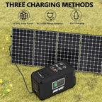 HOWEASY Portable Power Station120W, 24000mAh Camping Solar Generator, Portable - Image 4