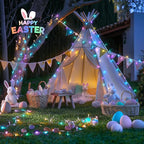 JMEXSUSS 400 LED Easter Lights Indoor Outdoor, 132FT Easter String Lights Plug - Image 3