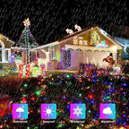 JMEXSUSS 200 LED Multicolor Christmas Lights Outdoor Waterproof, 66ft - Image 3