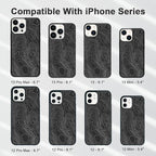 Aesthetic Topographic Map Phone Case Compatible - Image 3