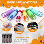 EverBrite 6-Pack Mini Flashlights, Glow in Dark Flashlights, Aluminum LED - Image 5