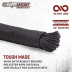 Rope Ratchet 1/8" 50 ft Braided Polyester Utility Cord, Weather Resistant - Image 6
