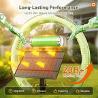 addlon 102 FT Solar String Lights Waterproof, Patio Light Solar Powered - Image 4