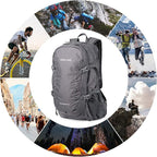 NODLAND Lightweight Backpack, Travel 40L Foldable Water-Resistant Daypack - Image 6