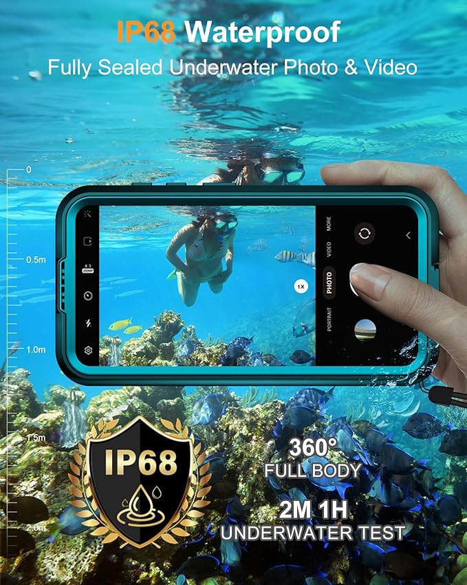 for Samsung Galaxy S25+ Plus Waterproof Case, Magnetic Heavy Duty Military - Image 3