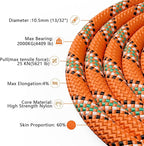 X XBEN Outdoor Climbing Rope 10M 20M 30M 50M 70M 152M 352M Static Rock Climbing - Image 3