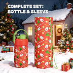 12 oz Kids Christmas Insulated Water Bottle: 2-in-1 Straw Spout Lid, Keep Cold - Image 5