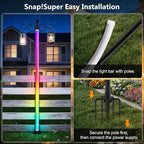 AILBTON 2-Pack 6.6FT RGB+IC Neon Ambient Light - Image 3