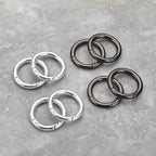 Gkeygo Key Ring Clip, 4/5 Inch Keychain Rings, 8 Pack Round Carabiner Clip - Image 7
