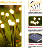 Solar Lights Outdoor-4Pack 32LEDs Solar Garden Firefly Lights Outside, Solar - Image 5