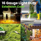 GEARit 50 Ft Extension Cords 16/3 Gauge 360° Rotating Plug Outdoor/Indoor SJTW - Image 2