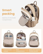 LOVEVOOK Laptop Backpack for Women, 15.6 inch Waterproof College Backpack Woman - Image 2