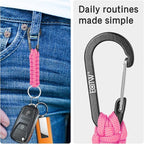 EOTW Paracord Keychain for Men Women Paracord Carabiner Backpack Keychain - Image 3