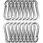 EPHECH 30PCS 3" Heavy Duty Spring Snap Hook, M8 5/16" Galvanized Steel Snap by EPHECH